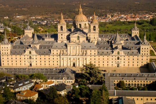 Panoramic view of El Escorial Monastery