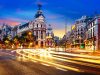 Zonas de marcha en Madrid Confluencia Gran via y calle alcala en Madrid